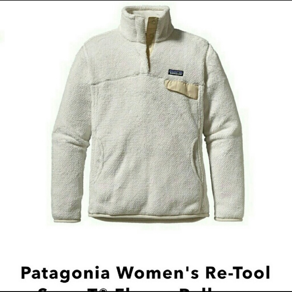 White Patagonia pullover